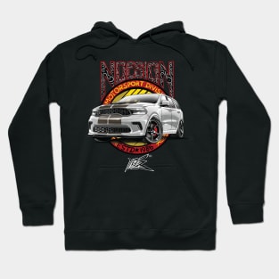 dodge durango white Hoodie